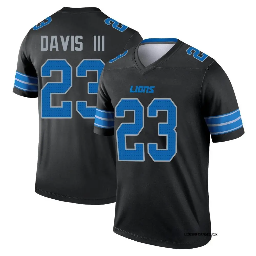 Legend Black Youth Carlton Davis III Detroit Lions Jersey Lions Store